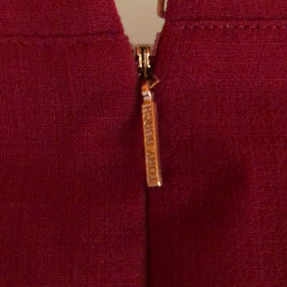 Tory Burch elegant red mod Lydia dress - Picture 4 of 6